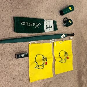 Masters Bundle: Umbrella, Pro V1 Balls, Tumbler & Mug, Pin Flags, Golf Bag Towel